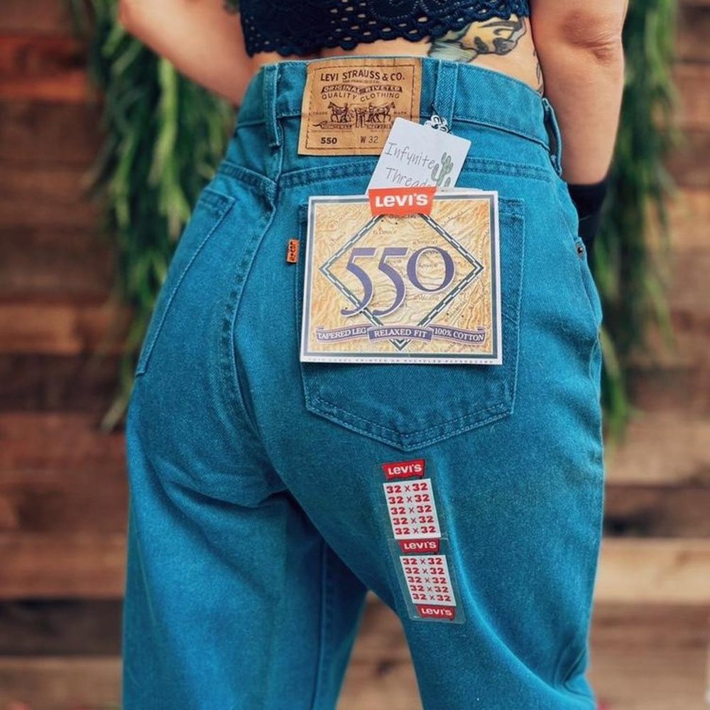 New 90s Orange Tab Levi's